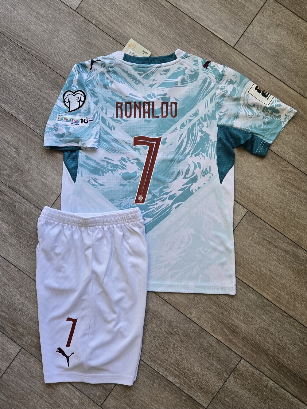 Portugal Away Team Boy Sports Set 2026 Season World Cup